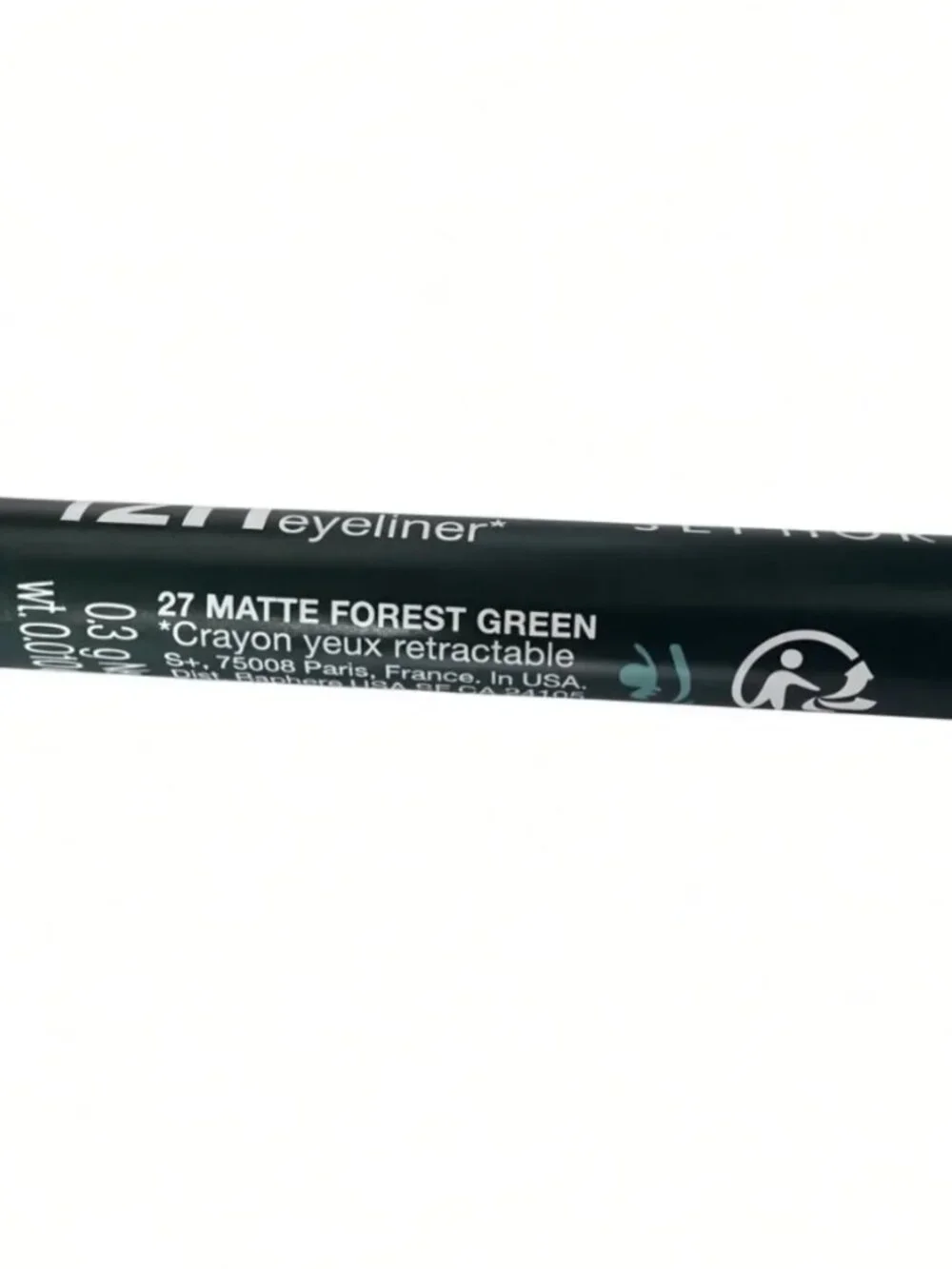 Sephora 12HR Retractable Eyeliner 27 Matte Forest Green New